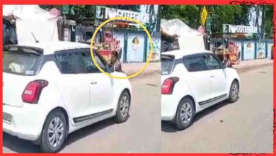 Photo of शर्मनाक ; बेटे को छुड़ाने पहुंची थी महिला, पुलिस ने कार के बोनट पर लटकाकर घसीटा