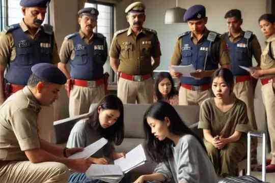 चिनहट इलाके में अवैध रूप से रह रही महिला, पुलिस गिरफ्त में