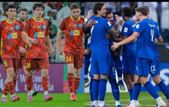 नेसाफ कर्षी, अल हिलाल, अल दुहैल और अल अहली टीमों के खिलाड़ी AFC Champions League 2025 मैच में गोल, रणनीति और जश्न के दौरान