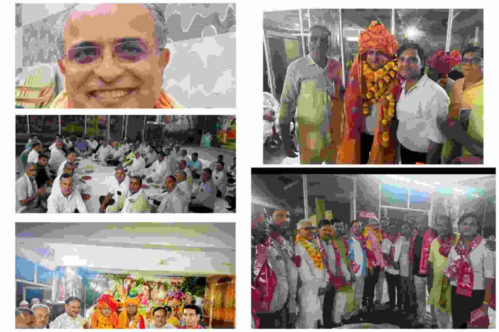 व्यापार महासंघ कामां के नवनिर्वाचित अध्यक्ष कमल अरोड़ा का मुस्कुराते हुए क्लोज़अप चित्र