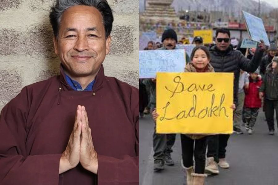 सोनम वांगचुक, लद्दाख के इंजीनियर, इनोवेटर और शिक्षाविद, लेह में अपने शिक्षण और जलवायु संरक्षण कार्य के दौरान