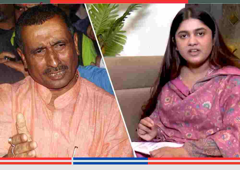 उन्नाव रेप केस में दोषी पूर्व विधायक Kuldeep Singh Sengar और उनकी बेटी Aishwarya Sengar, सुप्रीम कोर्ट द्वारा दिल्ली हाईकोर्ट के आदेश पर रोक के बाद की तस्वीर
