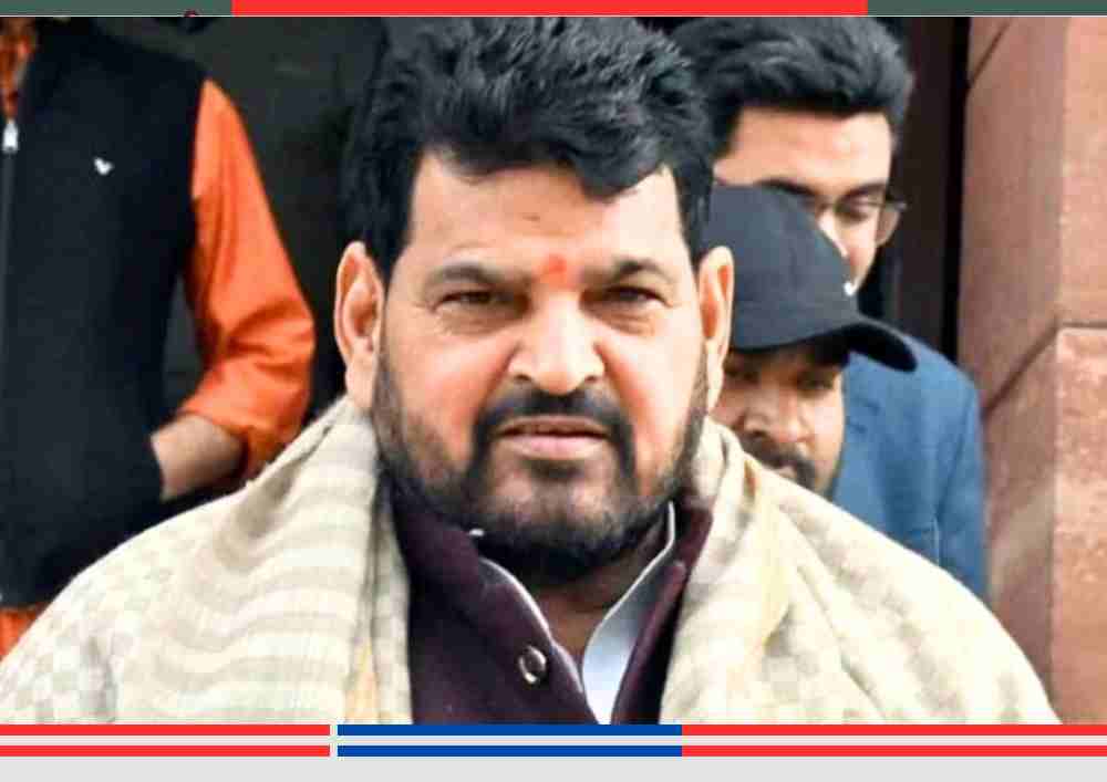 पूर्व सांसद बृजभूषण शरण सिंह की फाइल फोटो, जिसमें वे लोकसभा चुनाव, अखिलेश यादव और राम मंदिर उद्घाटन को लेकर दिए गए बयानों के बाद चर्चा में हैं