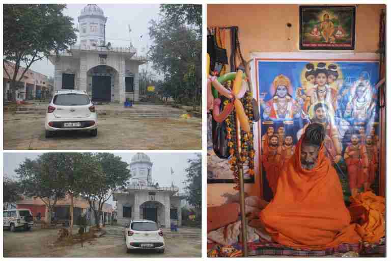 हरियाणा के झज्जर जिले के छारा गांव में स्थित बाबा जत्तीवाले ऐतिहासिक मंदिर परिसर, अखंड भंडारे की तैयारी और संत की साधना का दृश्य।