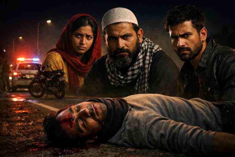 कमलापुर हत्या कांड की सांकेतिक तस्वीर, पत्नी ने प्रेमी और दोस्त के साथ मिलकर मफलर से पति की हत्या की।