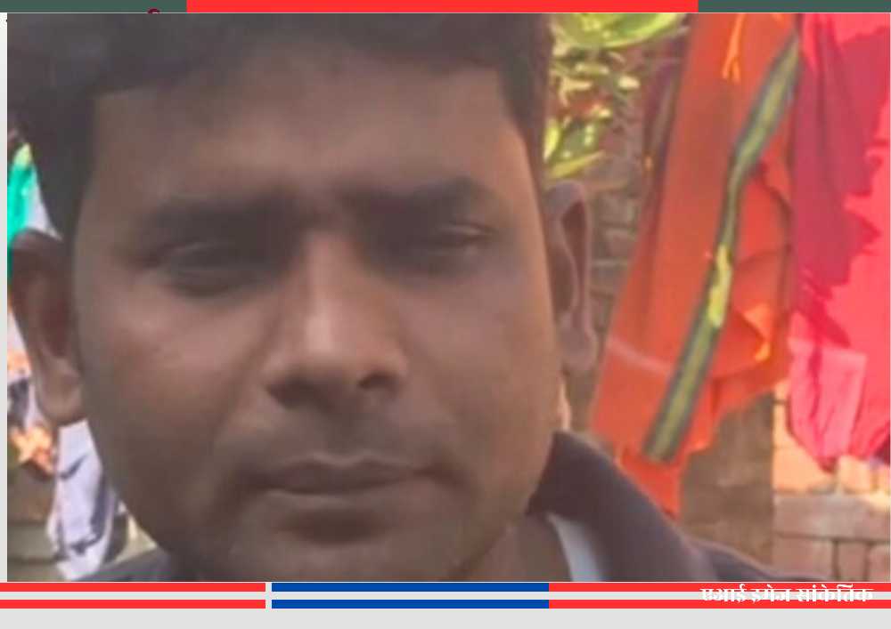 ट्रेन में जहरखुरानी के बाद लूट का शिकार बना मजदूर, पीड़ित कैलाश की तस्वीर