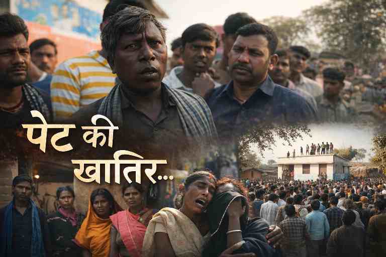 छत्तीसगढ़ हादसे में मारे गए मज़दूरों के बाद बिहार के गोटीबांध गांव में शोक में डूबे परिजन और ग्रामीण