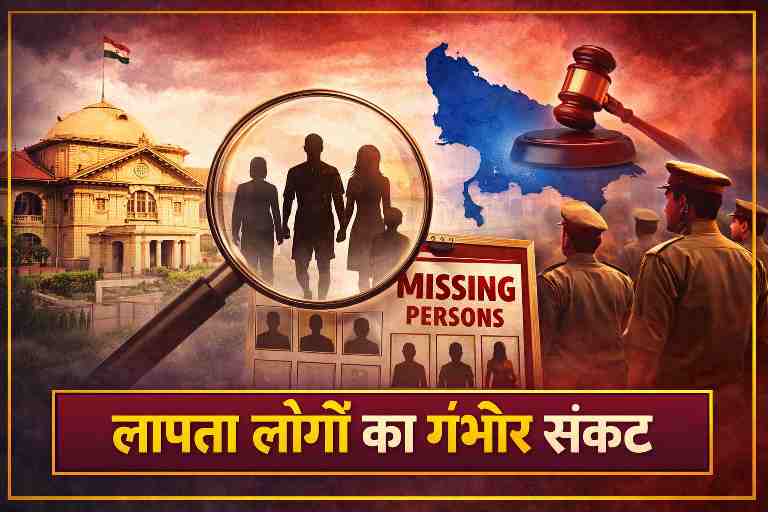 उत्तर प्रदेश में लापता लोगों का मामला, हाईकोर्ट, पुलिस और गुमशुदा व्यक्तियों का प्रतीकात्मक चित्र