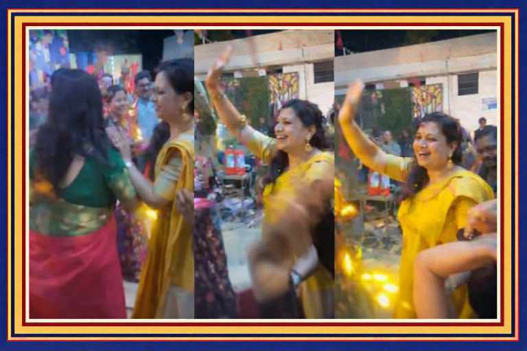 देवरिया के रुद्रपुर स्थित दुग्धेश्वर नाथ मंदिर में महाशिवरात्रि शिव जागरण के दौरान डीएम दिव्या मित्तल और एसडीएम दिशा श्रीवास्तव भक्ति भाव से नृत्य करती हुईं